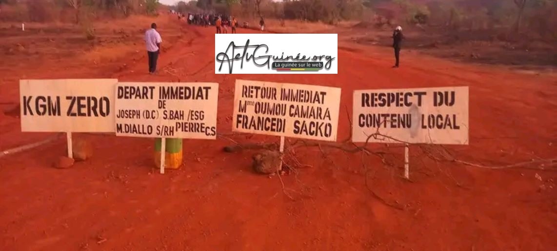 Tr S Urgent Kouroussa Gold Mining Des Travailleurs Manifestent