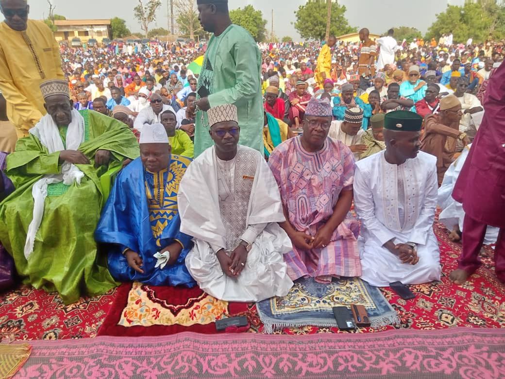 Boké : Forte mobilisation pour la célébration de la fête de l’Aïd El Fitr